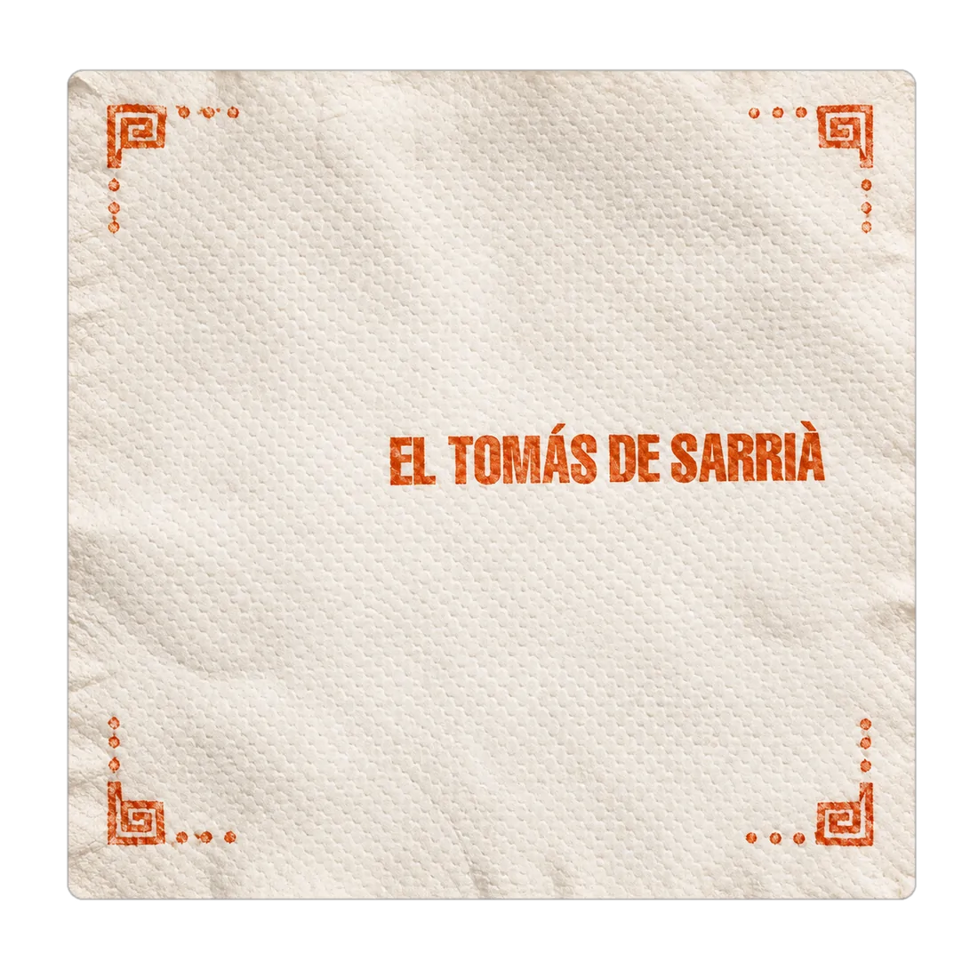 Servilleta de Bar el Tomás de Sarrià