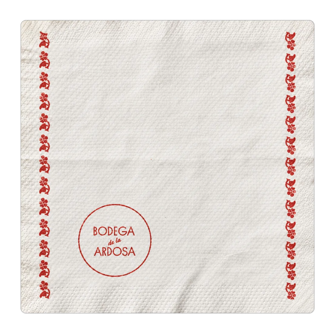 Servilleta de Bodega de la Ardosa